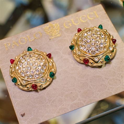 paolo gucci earrings|gucci earrings japan.